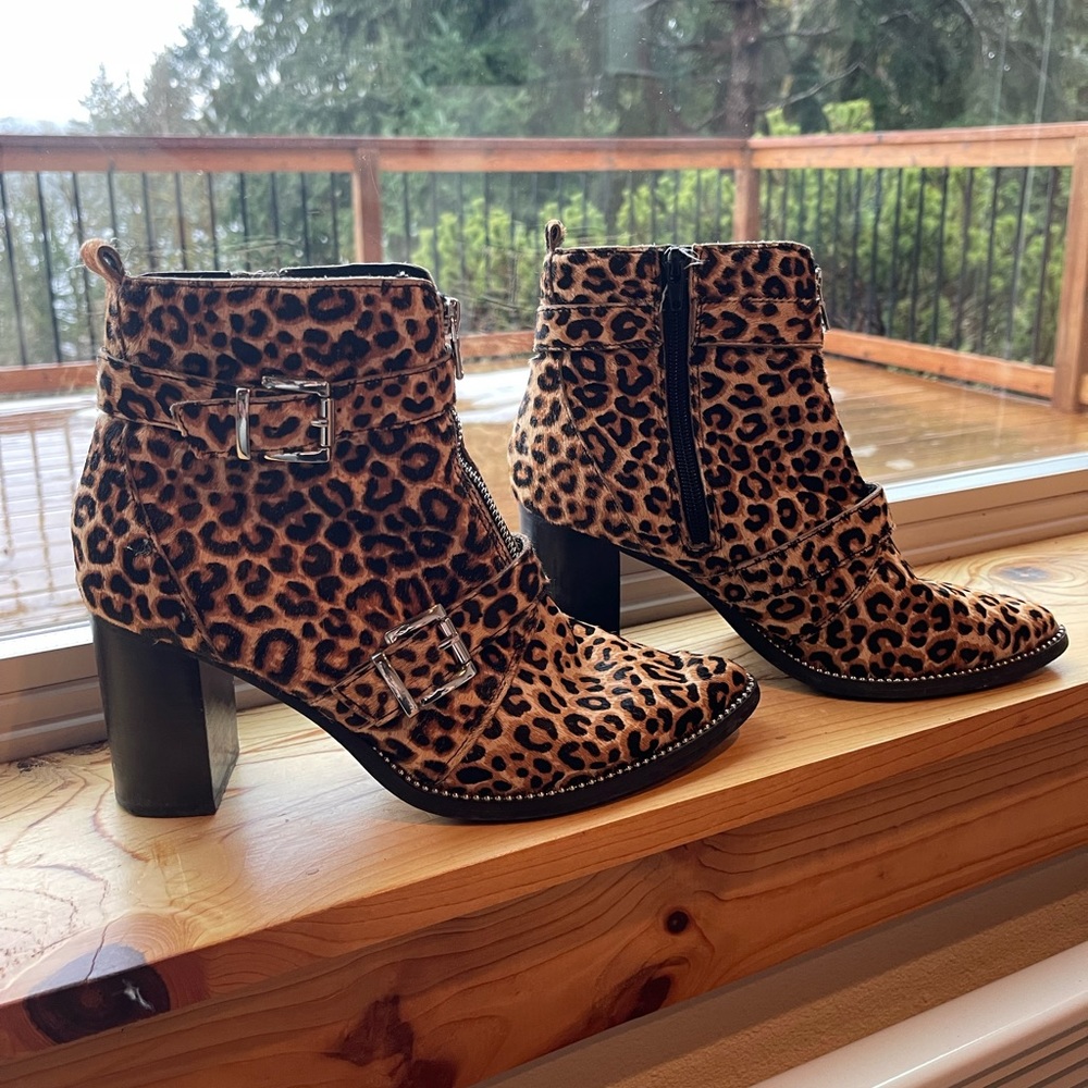 Steve Madden Leopard Print Boots